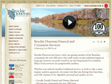 Tablet Screenshot of brockiedonovan.com
